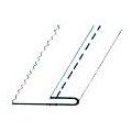 A75U 1/4 single upturn hemmer 6.4mm