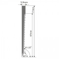 E66-2 cutting blade for BK series cutting machine
