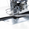 TYPICAL GC0330Q-D2T3 - On needle direct drive flat bed machine with upper feed and edge trimmer and automatic functions
