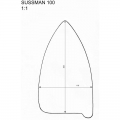 Aluminium frame PTFE Shoe Sussman 100
