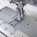 JUKI LU2868AL-7 2-needlelockstitch machine with flat bed and unison-feed