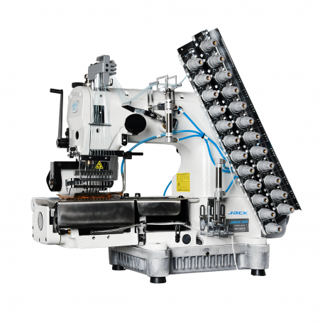 JACK JK-8009VCDII-12064P/UTL – 12-igłowa&nbsp;maszyna łańcuszkowa z pullerem
